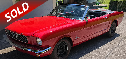 SOLD - Ford Mustang Cabriolet 1966 - Verkauft