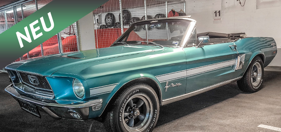 Verkauf - Ford Mustang Convertible 1968 J-Code 302 cui California Special Tribute in blau