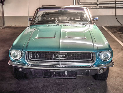 Verkauf - Ford Mustang Convertible 1968 J-Code 302 cui California Special Tribute in blau