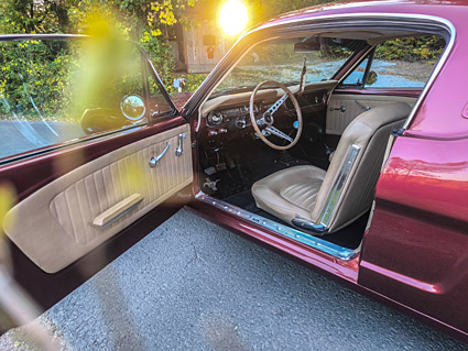 Verkauf - Ford Mustang Fastback 1965, 347 Stroker, burgundy poly, manual transmission