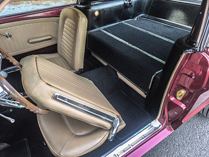 Verkauf - Ford Mustang Fastback 1965, 347 Stroker, burgundy poly, manual transmission