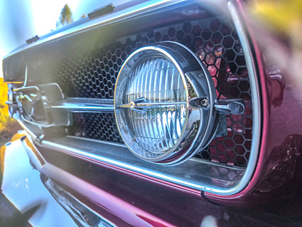 Verkauf - Ford Mustang Fastback 1965, 347 Stroker, burgundy poly, manual transmission