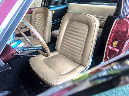 Verkauf - Ford Mustang Fastback 1965, 347 Stroker, burgundy poly, manual transmission
