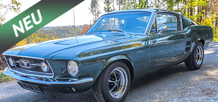 FOR SALE - Ford Mustang Fastback GT 1967, manual transmission, dark moss green - Verkauf
