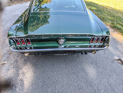 Verkauf - Ford Mustang Fastback GT 1967, K-Code HiPo manual transmission, dark moss green