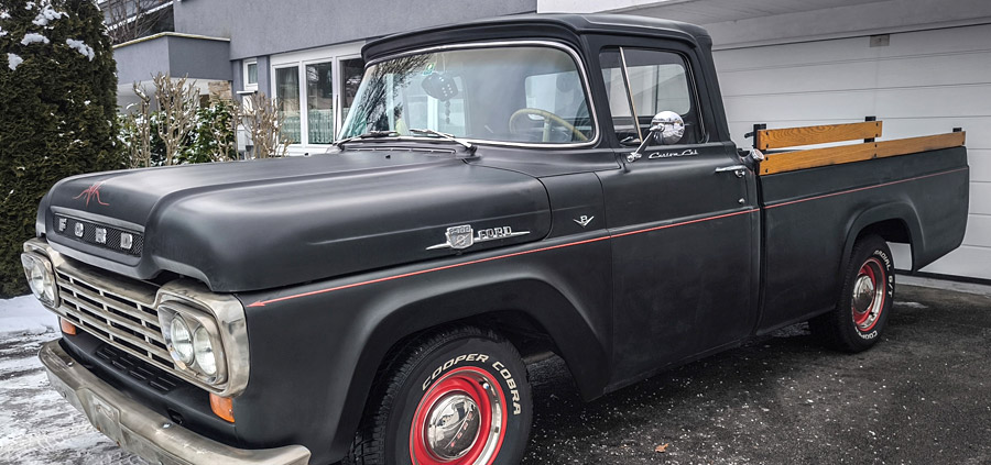 Verkauf - Ford F100 1959 Custom Cab half ton Truck, Pickup