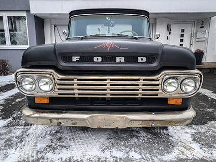 Verkauf - Ford F100 1959 Custom Cab Half Ton Truck, V8