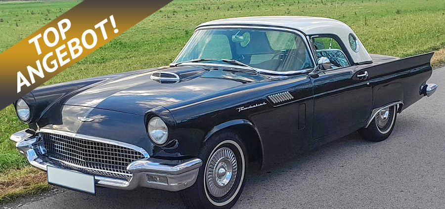 Verkauf - Ford Thunderbird Cabriolet 1957 schwarz black