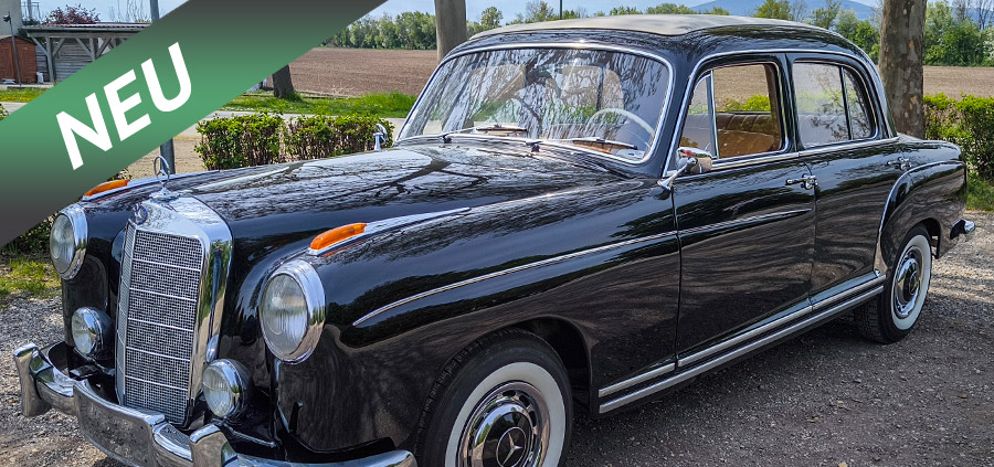 Verkauf - Mercedes-Benz 220 S Ponton 1957 mit Faltdach W 180 II