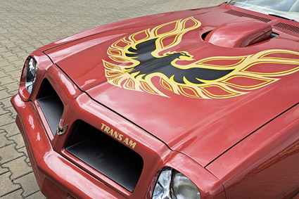 Verkauf - Pontiac Firebird Trans Am 1976 Bandit firethorn red