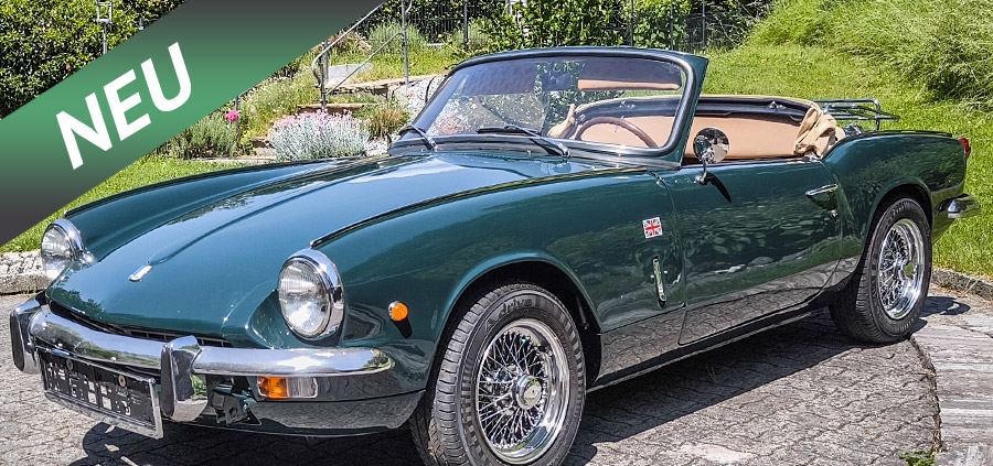 Verkauf - Triumph Spitfire MK3 Cabriolet 1969, British Racing Green