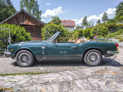 Verkauf - Triumph Spitfire MK3 Cabriolet 1969, British Racing Green
