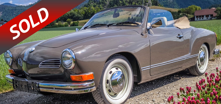 Verkauf - VW Karmann Ghia 1600 Typ 14 Cabriolet 1972